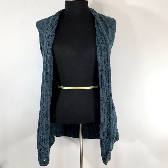 Shannon Woolen Mills Ireland 100% Merino Wool Women’s Size XS Green Sweater Vest - Picture 2 of 11